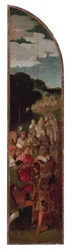 Die Anbetung der Könige Triptychon (linker Teil)